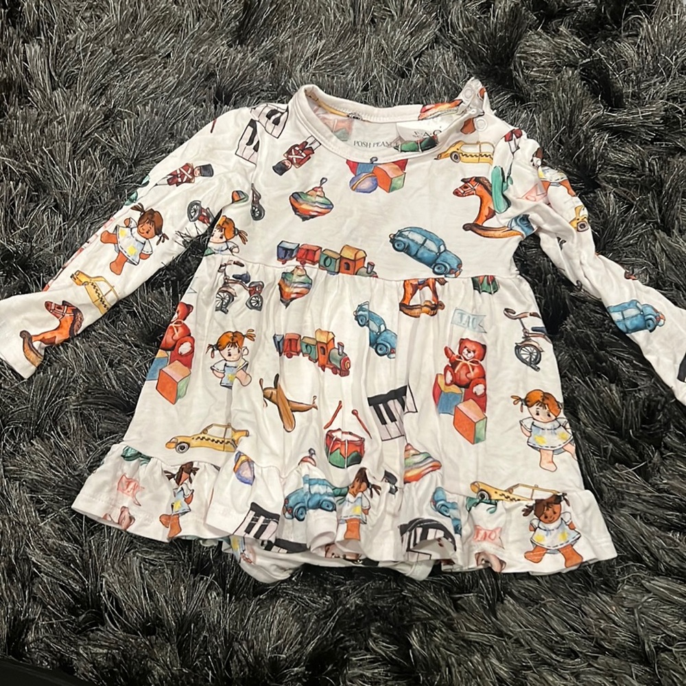 Posh Peanut FAO Schwarz dress romper